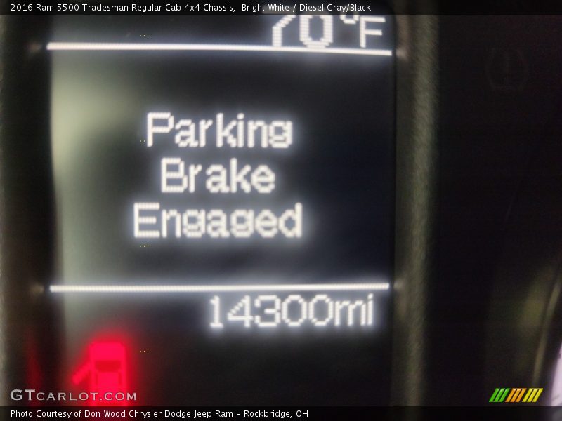 Bright White / Diesel Gray/Black 2016 Ram 5500 Tradesman Regular Cab 4x4 Chassis