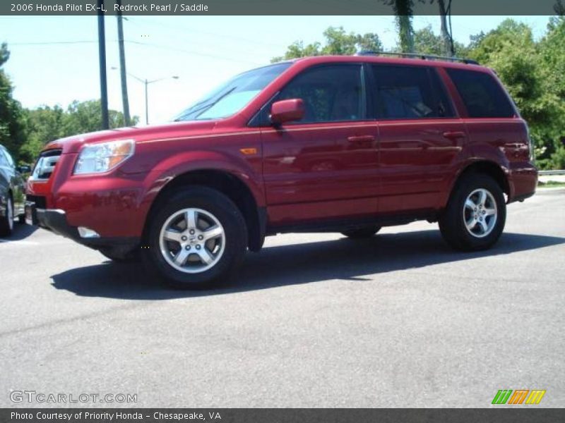 Redrock Pearl / Saddle 2006 Honda Pilot EX-L