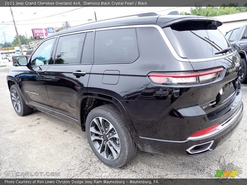 Diamond Black Crystal Pearl / Black 2021 Jeep Grand Cherokee Overland 4x4