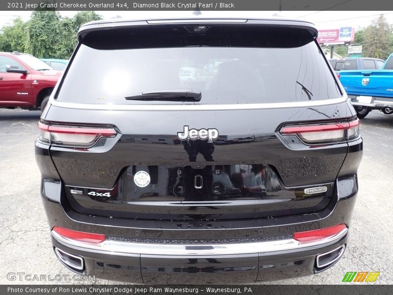 Diamond Black Crystal Pearl / Black 2021 Jeep Grand Cherokee Overland 4x4