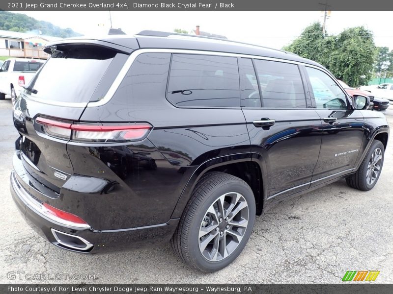 Diamond Black Crystal Pearl / Black 2021 Jeep Grand Cherokee Overland 4x4