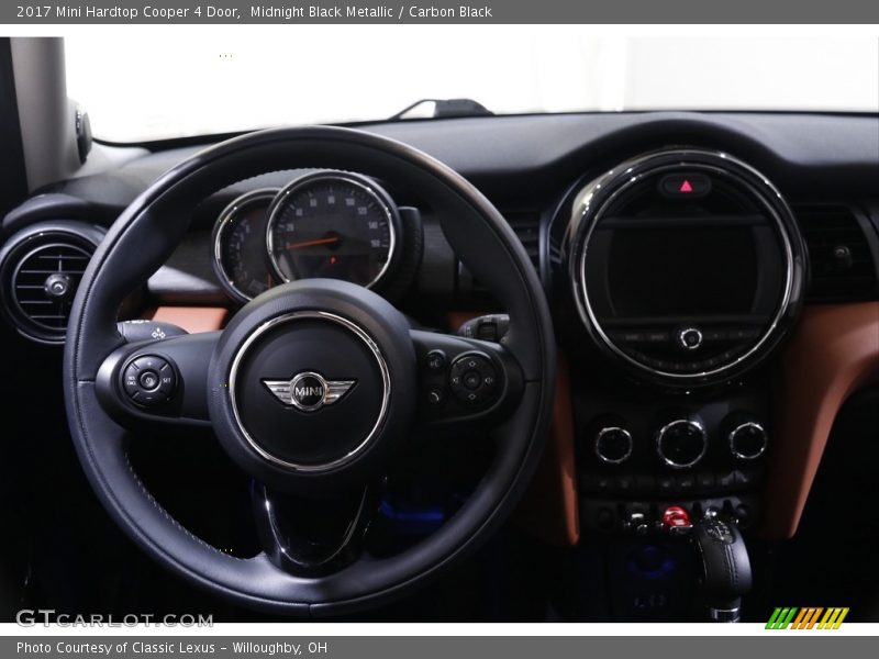 Midnight Black Metallic / Carbon Black 2017 Mini Hardtop Cooper 4 Door