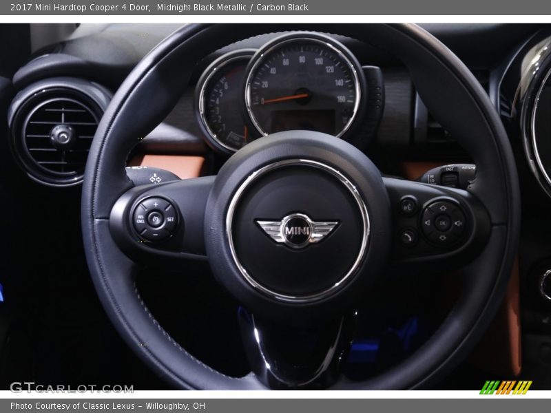 Midnight Black Metallic / Carbon Black 2017 Mini Hardtop Cooper 4 Door