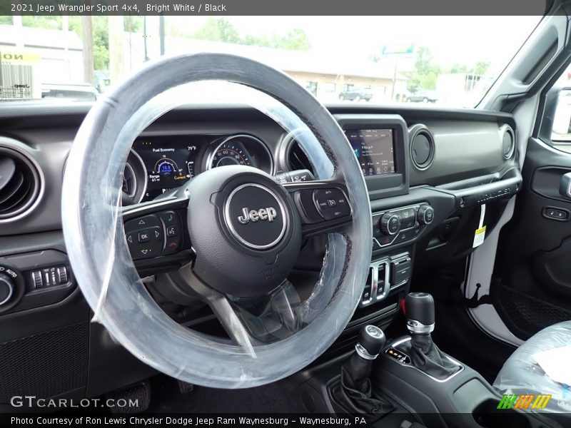 Dashboard of 2021 Wrangler Sport 4x4