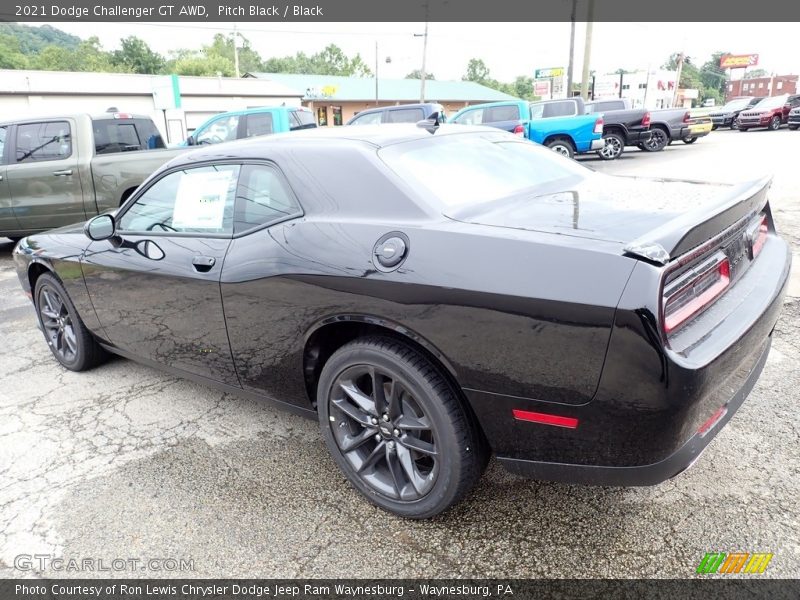 Pitch Black / Black 2021 Dodge Challenger GT AWD