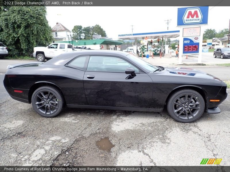 Pitch Black / Black 2021 Dodge Challenger GT AWD