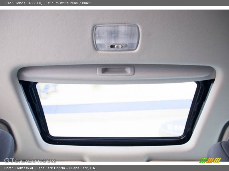 Platinum White Pearl / Black 2022 Honda HR-V EX