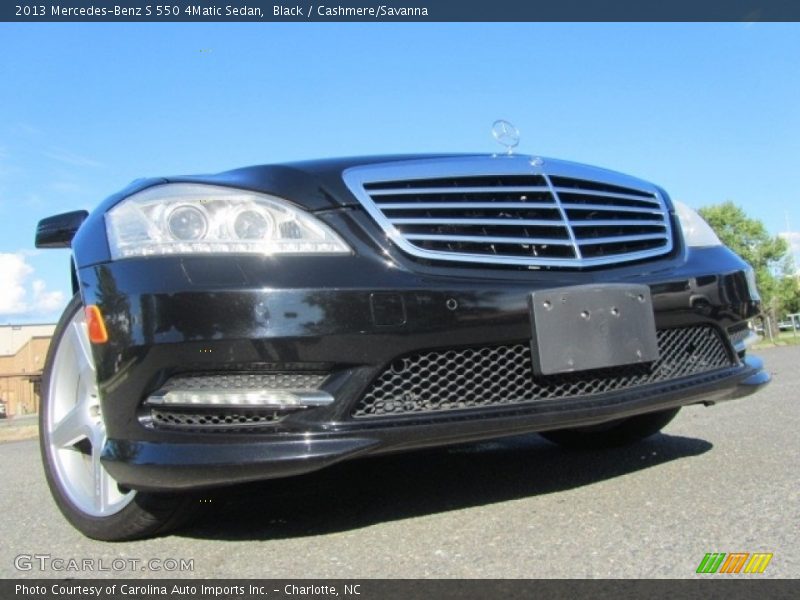 Black / Cashmere/Savanna 2013 Mercedes-Benz S 550 4Matic Sedan