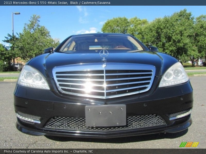 Black / Cashmere/Savanna 2013 Mercedes-Benz S 550 4Matic Sedan