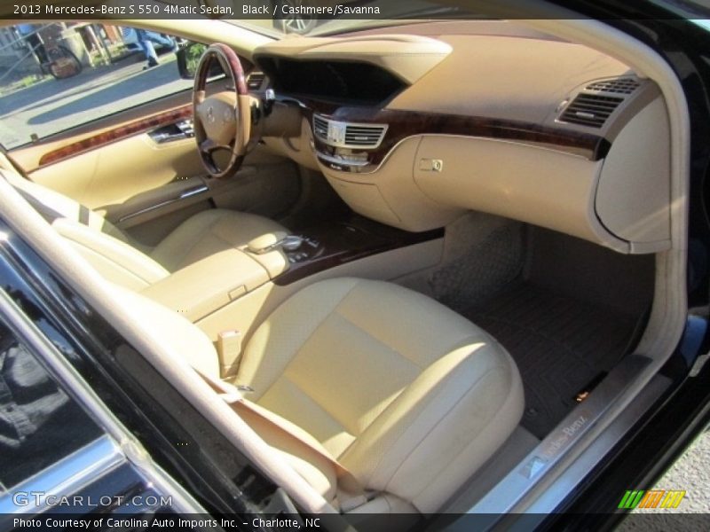 Black / Cashmere/Savanna 2013 Mercedes-Benz S 550 4Matic Sedan