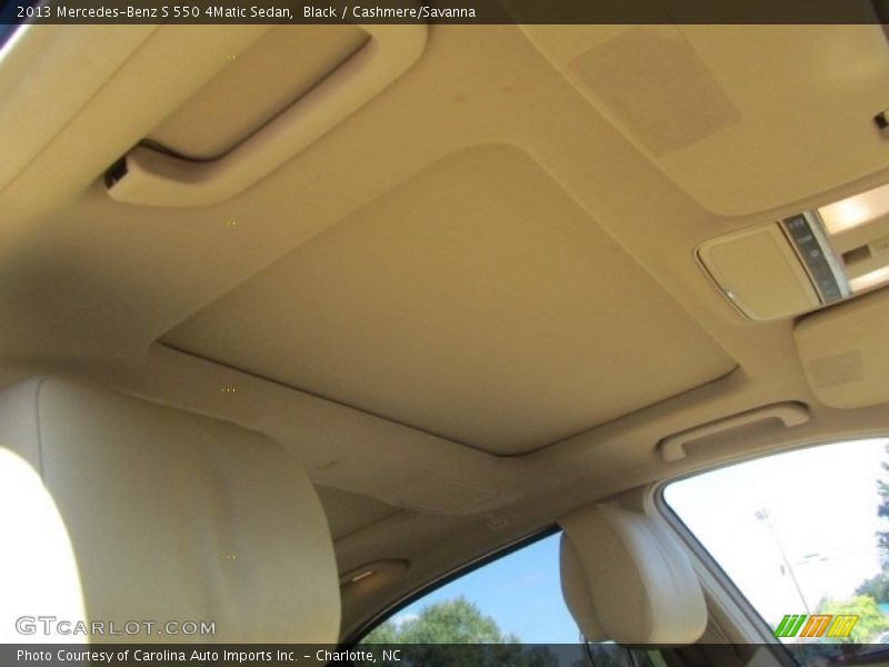 Black / Cashmere/Savanna 2013 Mercedes-Benz S 550 4Matic Sedan