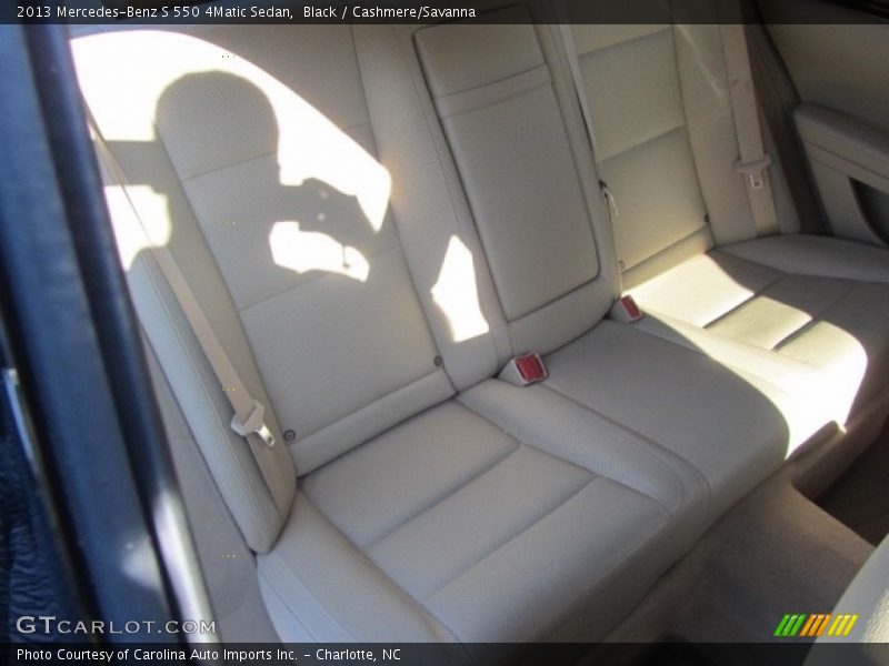 Black / Cashmere/Savanna 2013 Mercedes-Benz S 550 4Matic Sedan