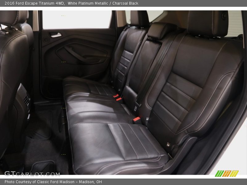 White Platinum Metallic / Charcoal Black 2016 Ford Escape Titanium 4WD