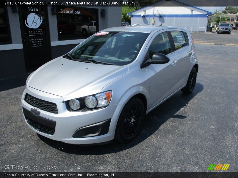 Silver Ice Metallic / Jet Black/Dark Titanium 2013 Chevrolet Sonic LT Hatch