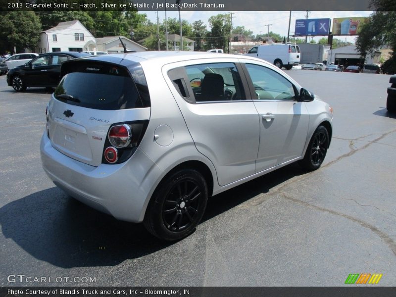 Silver Ice Metallic / Jet Black/Dark Titanium 2013 Chevrolet Sonic LT Hatch
