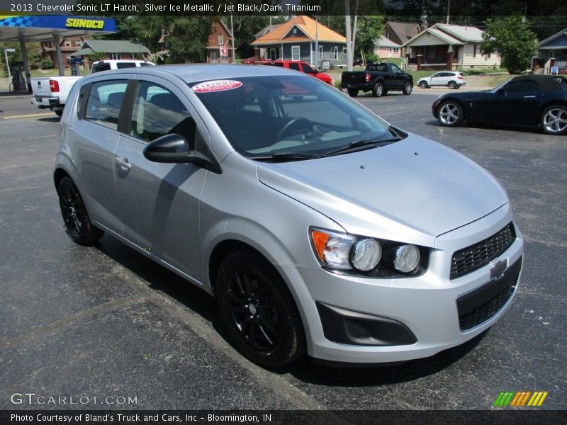 Silver Ice Metallic / Jet Black/Dark Titanium 2013 Chevrolet Sonic LT Hatch