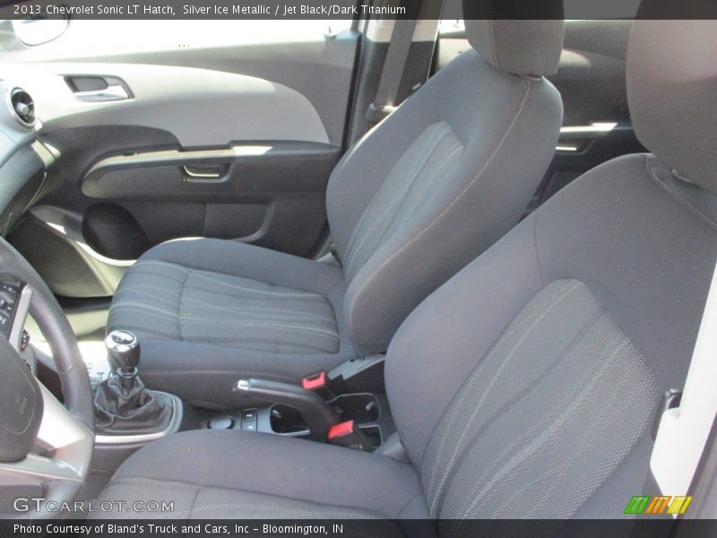 Silver Ice Metallic / Jet Black/Dark Titanium 2013 Chevrolet Sonic LT Hatch