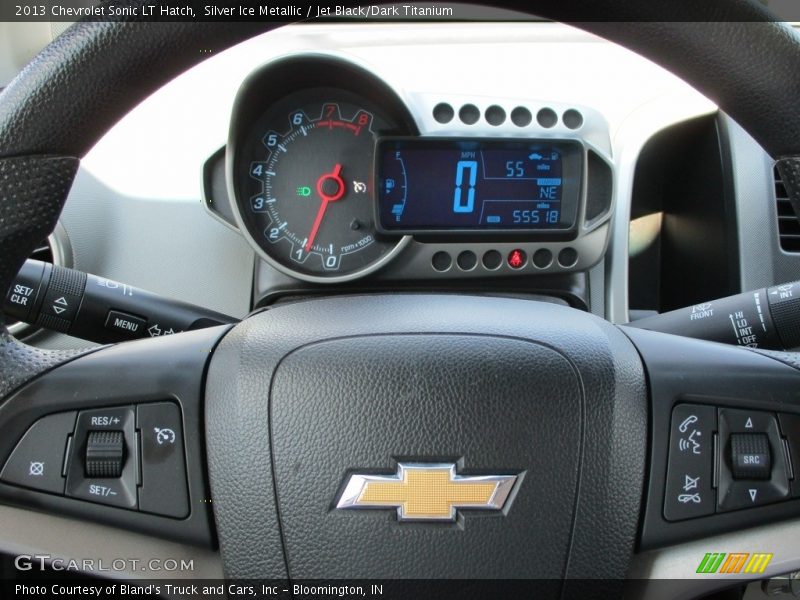Silver Ice Metallic / Jet Black/Dark Titanium 2013 Chevrolet Sonic LT Hatch