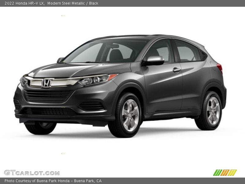 Modern Steel Metallic / Black 2022 Honda HR-V LX