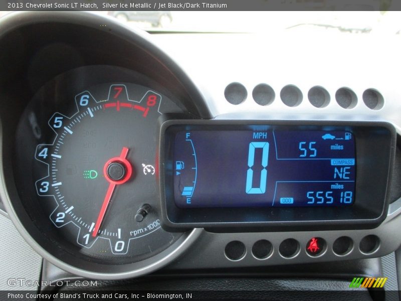 Silver Ice Metallic / Jet Black/Dark Titanium 2013 Chevrolet Sonic LT Hatch