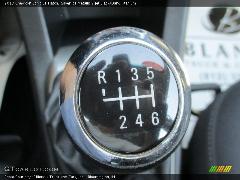 Silver Ice Metallic / Jet Black/Dark Titanium 2013 Chevrolet Sonic LT Hatch