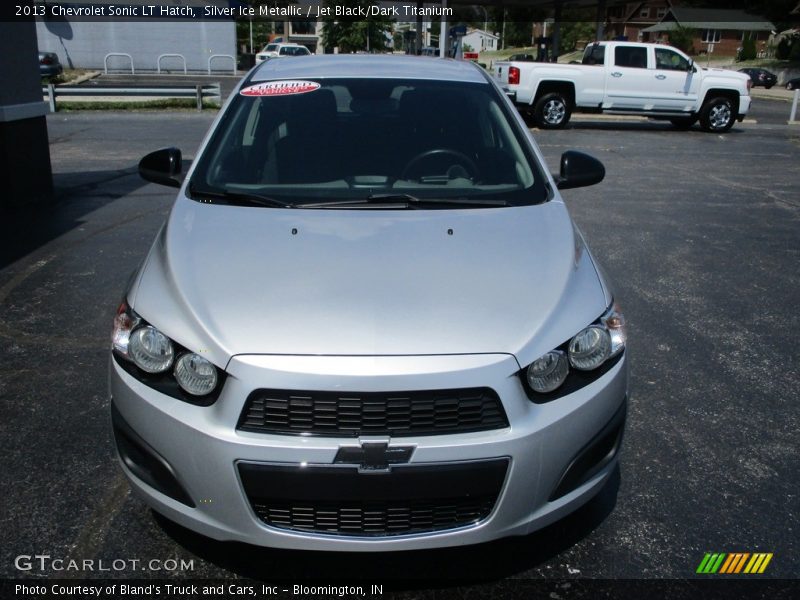 Silver Ice Metallic / Jet Black/Dark Titanium 2013 Chevrolet Sonic LT Hatch