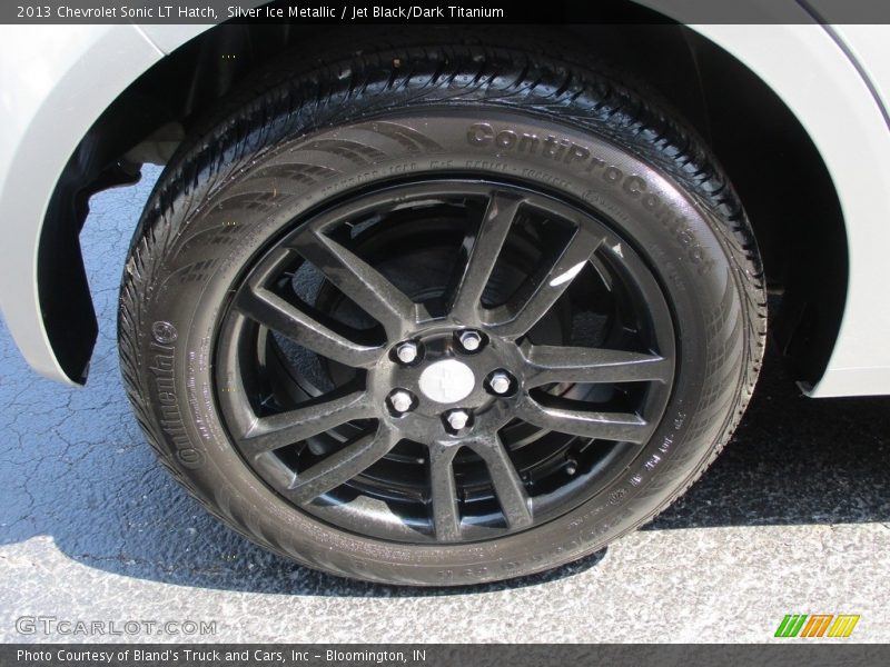 Silver Ice Metallic / Jet Black/Dark Titanium 2013 Chevrolet Sonic LT Hatch