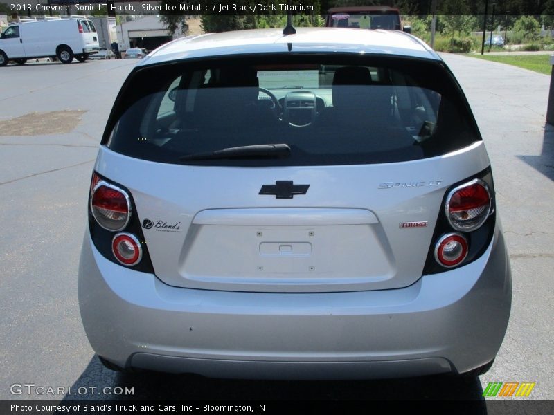 Silver Ice Metallic / Jet Black/Dark Titanium 2013 Chevrolet Sonic LT Hatch