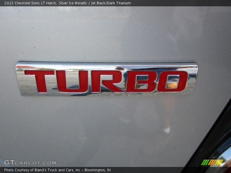 Silver Ice Metallic / Jet Black/Dark Titanium 2013 Chevrolet Sonic LT Hatch