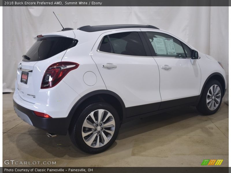 Summit White / Ebony 2018 Buick Encore Preferred AWD