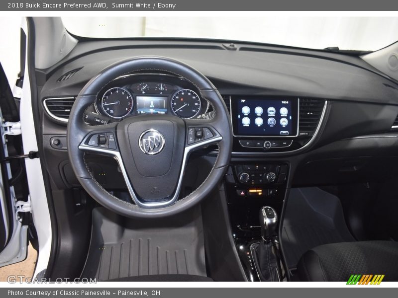 Summit White / Ebony 2018 Buick Encore Preferred AWD