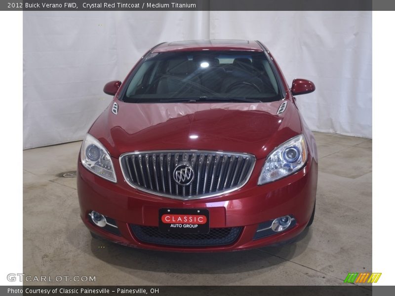 Crystal Red Tintcoat / Medium Titanium 2012 Buick Verano FWD