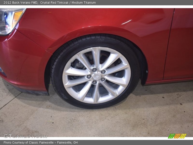 Crystal Red Tintcoat / Medium Titanium 2012 Buick Verano FWD