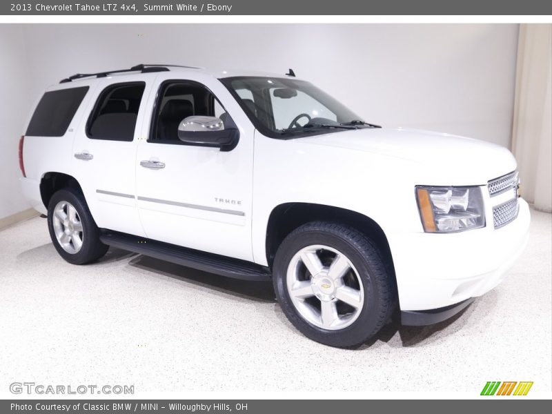 Summit White / Ebony 2013 Chevrolet Tahoe LTZ 4x4