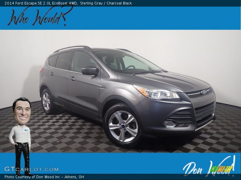Sterling Gray / Charcoal Black 2014 Ford Escape SE 2.0L EcoBoost 4WD