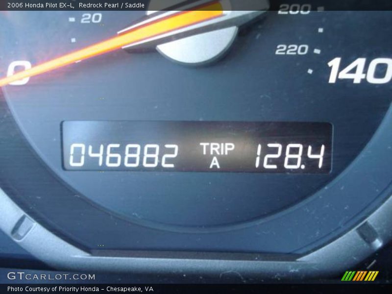Redrock Pearl / Saddle 2006 Honda Pilot EX-L