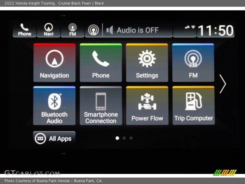 Crystal Black Pearl / Black 2022 Honda Insight Touring