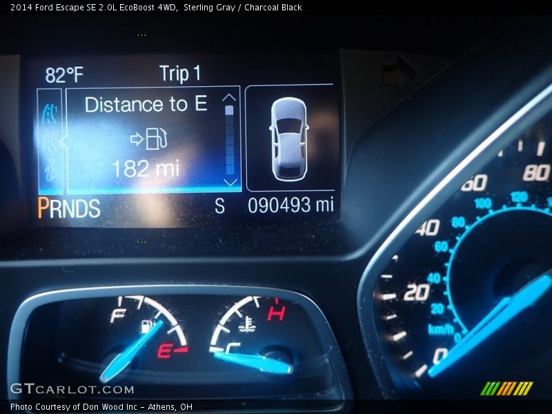Sterling Gray / Charcoal Black 2014 Ford Escape SE 2.0L EcoBoost 4WD