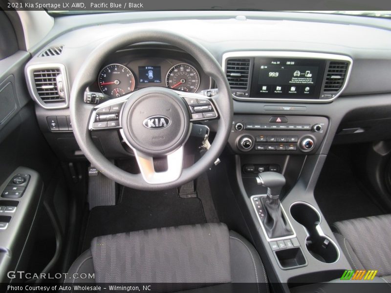 Pacific Blue / Black 2021 Kia Sportage LX AWD