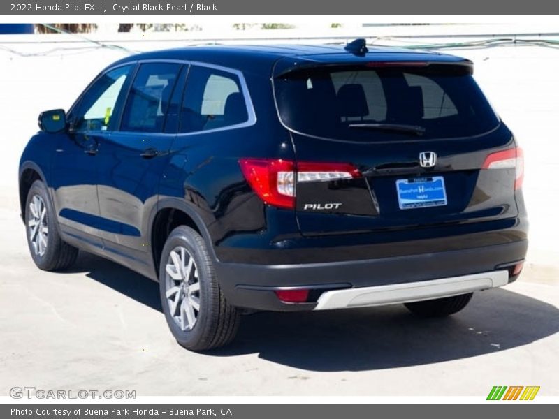 Crystal Black Pearl / Black 2022 Honda Pilot EX-L
