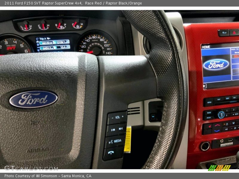 Race Red / Raptor Black/Orange 2011 Ford F150 SVT Raptor SuperCrew 4x4