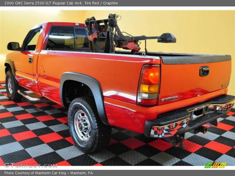 Fire Red / Graphite 2000 GMC Sierra 2500 SLT Regular Cab 4x4