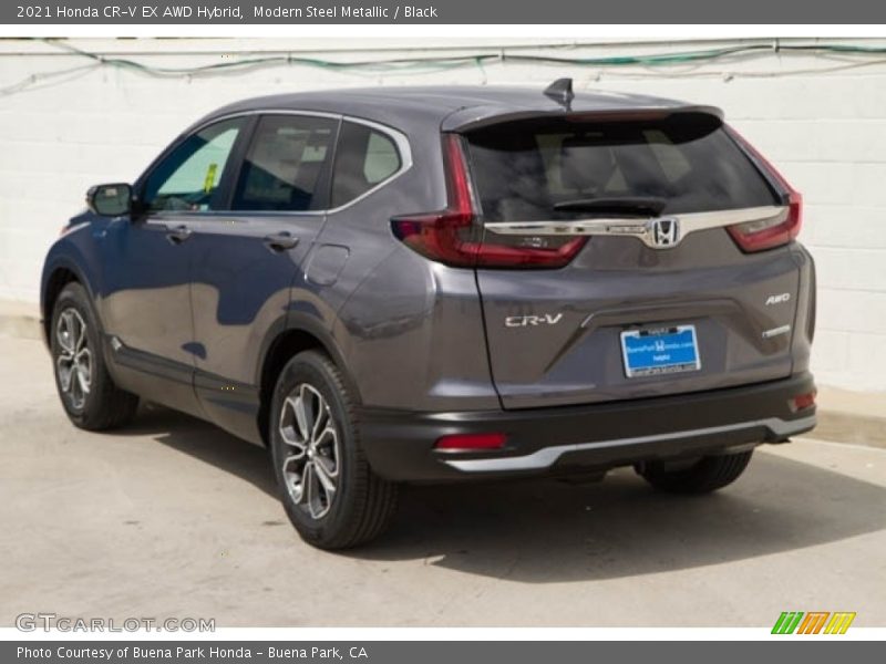 Modern Steel Metallic / Black 2021 Honda CR-V EX AWD Hybrid