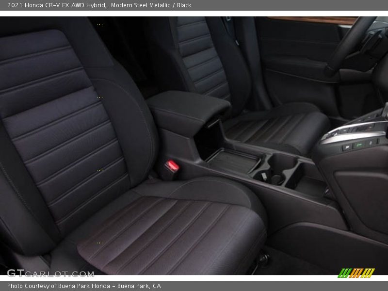 Modern Steel Metallic / Black 2021 Honda CR-V EX AWD Hybrid