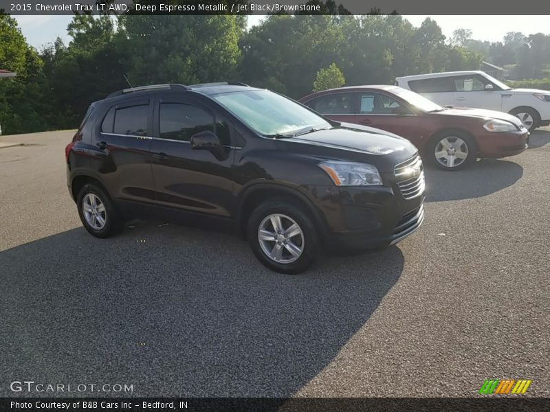 Deep Espresso Metallic / Jet Black/Brownstone 2015 Chevrolet Trax LT AWD