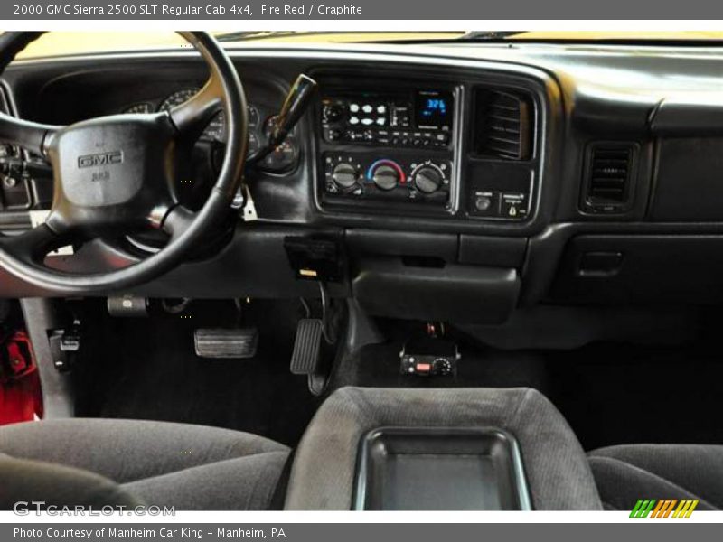 Fire Red / Graphite 2000 GMC Sierra 2500 SLT Regular Cab 4x4