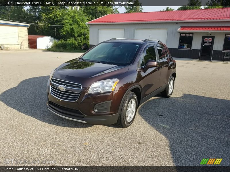 Deep Espresso Metallic / Jet Black/Brownstone 2015 Chevrolet Trax LT AWD