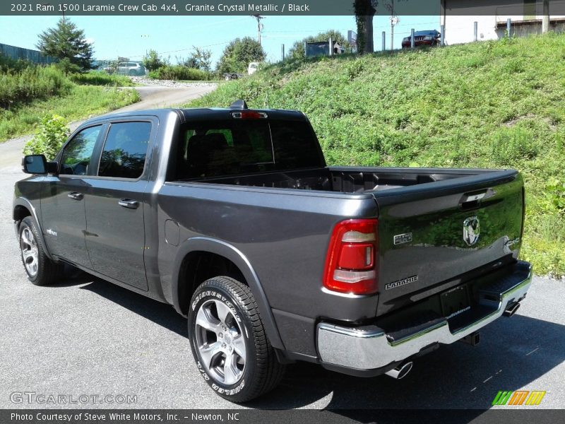 Granite Crystal Metallic / Black 2021 Ram 1500 Laramie Crew Cab 4x4