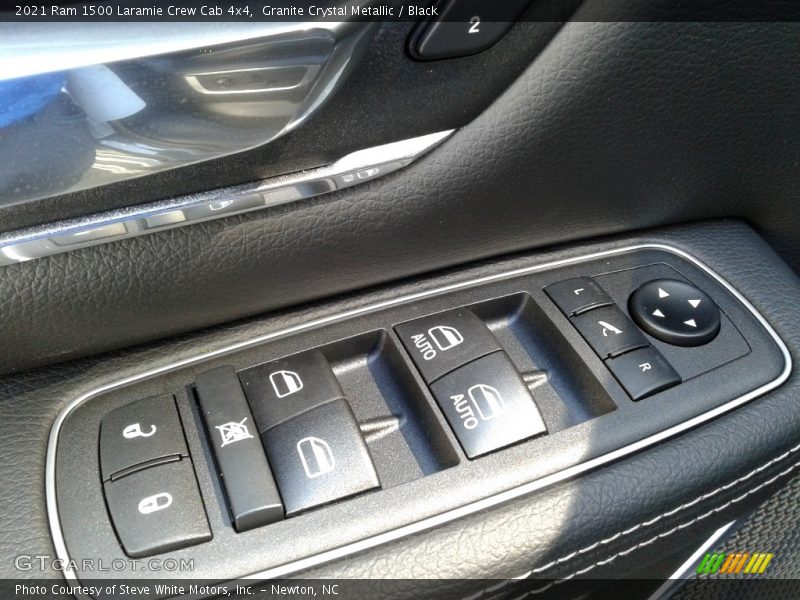 Granite Crystal Metallic / Black 2021 Ram 1500 Laramie Crew Cab 4x4