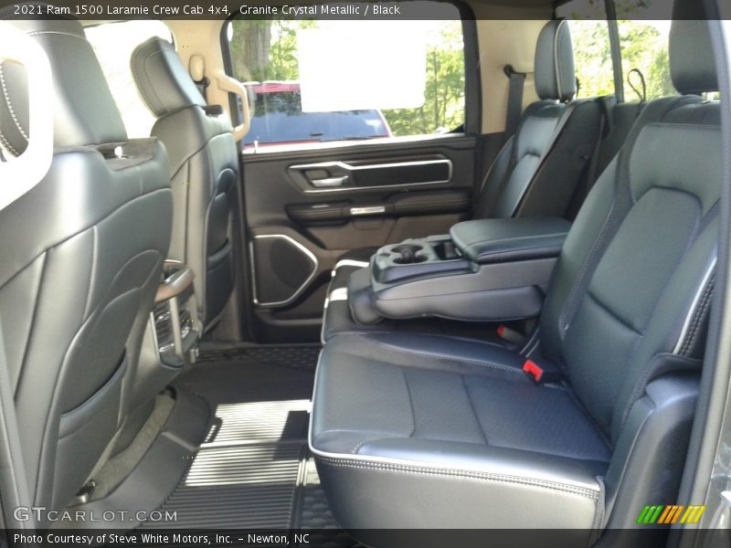Granite Crystal Metallic / Black 2021 Ram 1500 Laramie Crew Cab 4x4